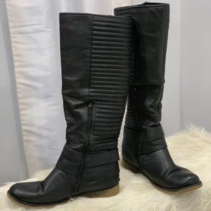 Aldo black boots size 8.5